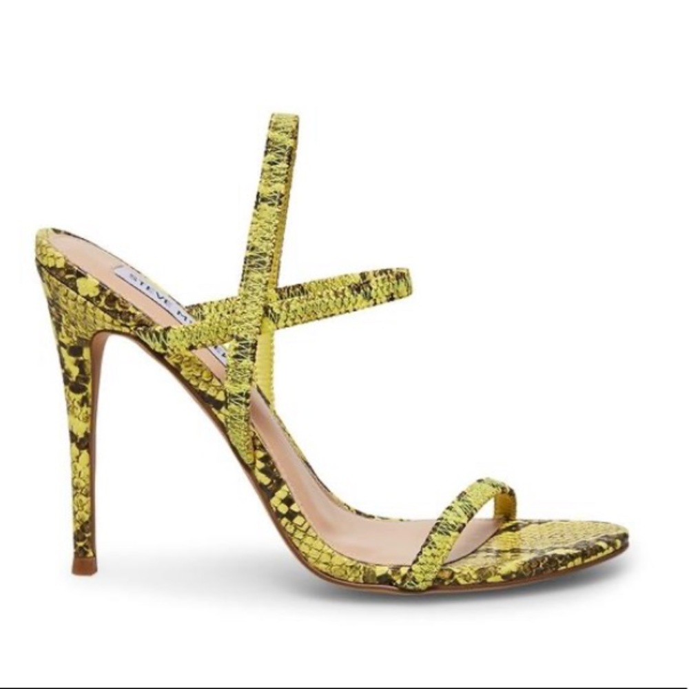NEW Steve Madden Gabriella Snake Heels - Picture 2 of 6